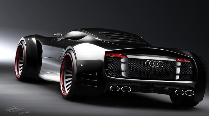Audi R10: rendering
