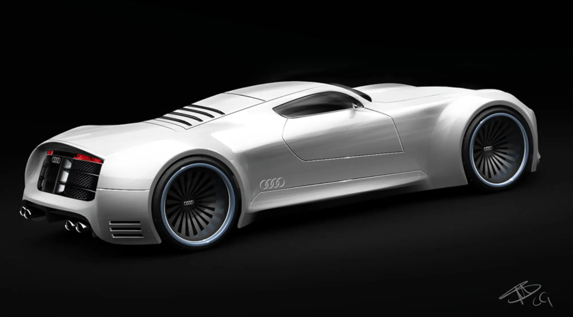 Audi R10: rendering - 2