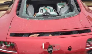 Audi R8 Distrutta