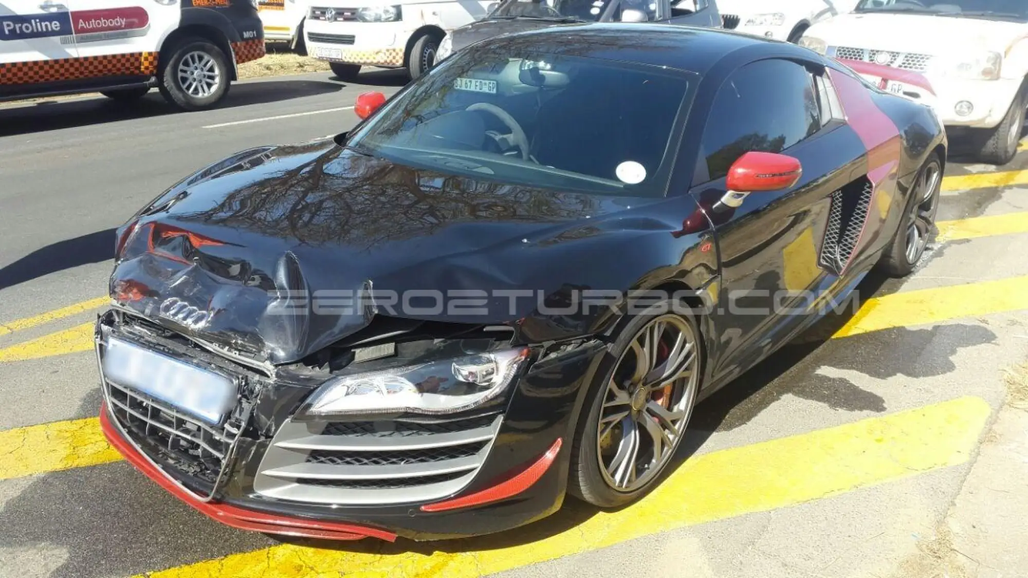 Audi R8 GT - Incidente Johannesburg - 3