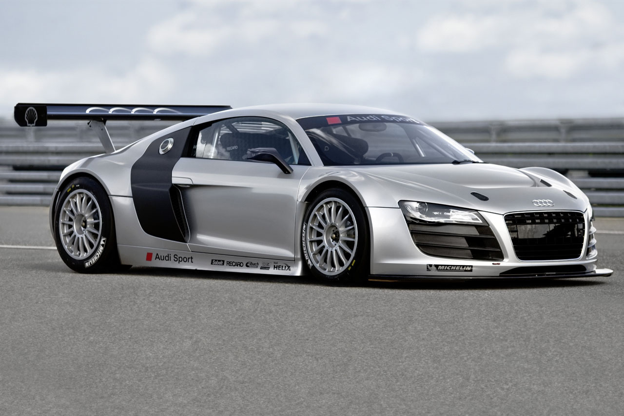 Audi R8 LMS GT3 (2009), R8 LMS Ultra GT3 (2012) e R8 LMS GT3 (2015)