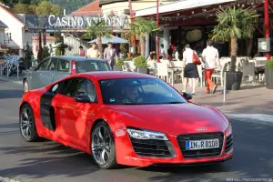 Audi R8 restyling 2013 dal vivo