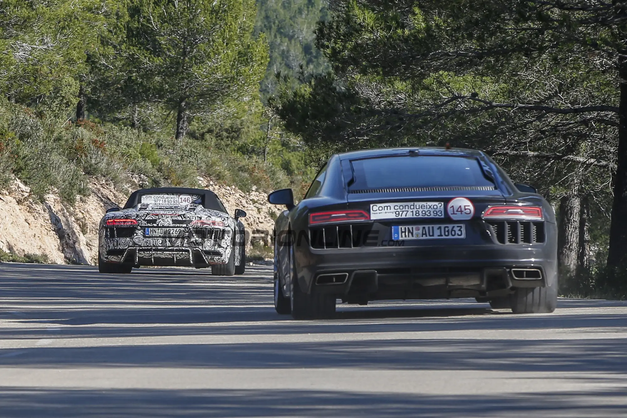 Audi R8 Spyder MY 2017 - Foto spia 18-11-2015 - 11