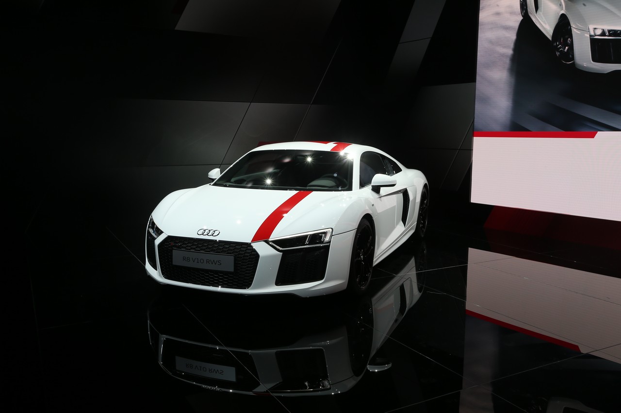 Audi R8 V10 RWS - Salone di Francoforte 2017