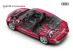Audi RS 3 Sedan foto stampa Salone di Parigi 2016 - 20