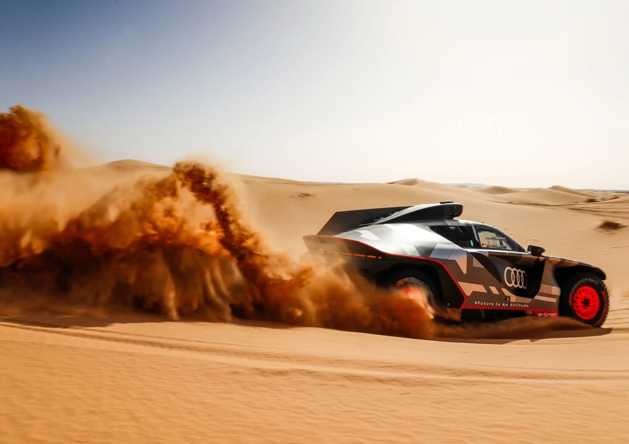 Audi RS Q e-tron - test Marocco - 14