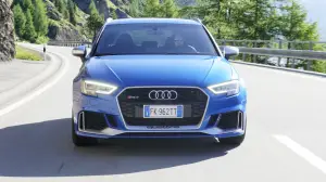 Audi RS3 Sportback - prova su strada 2018