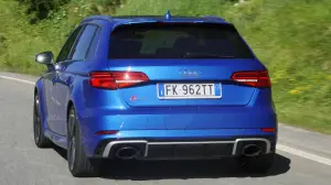 Audi RS3 Sportback - prova su strada 2018