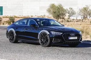 Audi RS7 Sportback 2019 muletto - Foto spia 24-11-2017