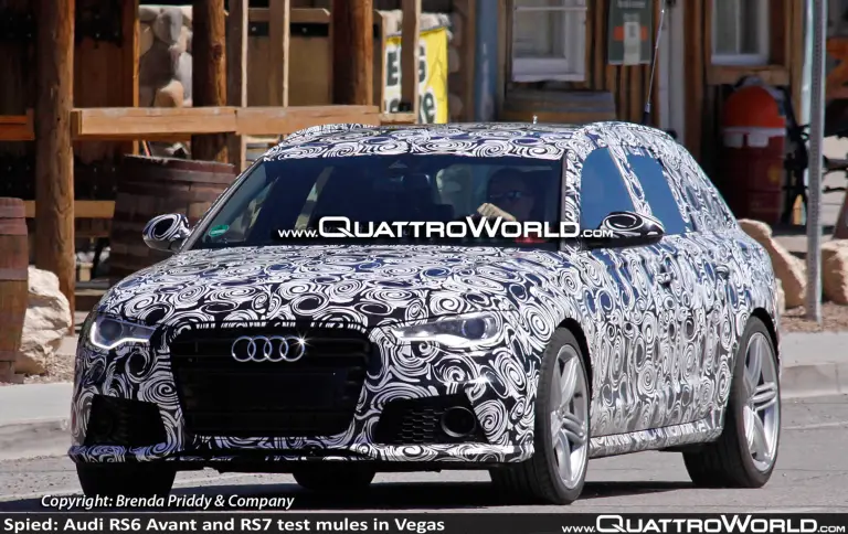 Audi RS7/RS6 foto spia agosto 2011 - 3