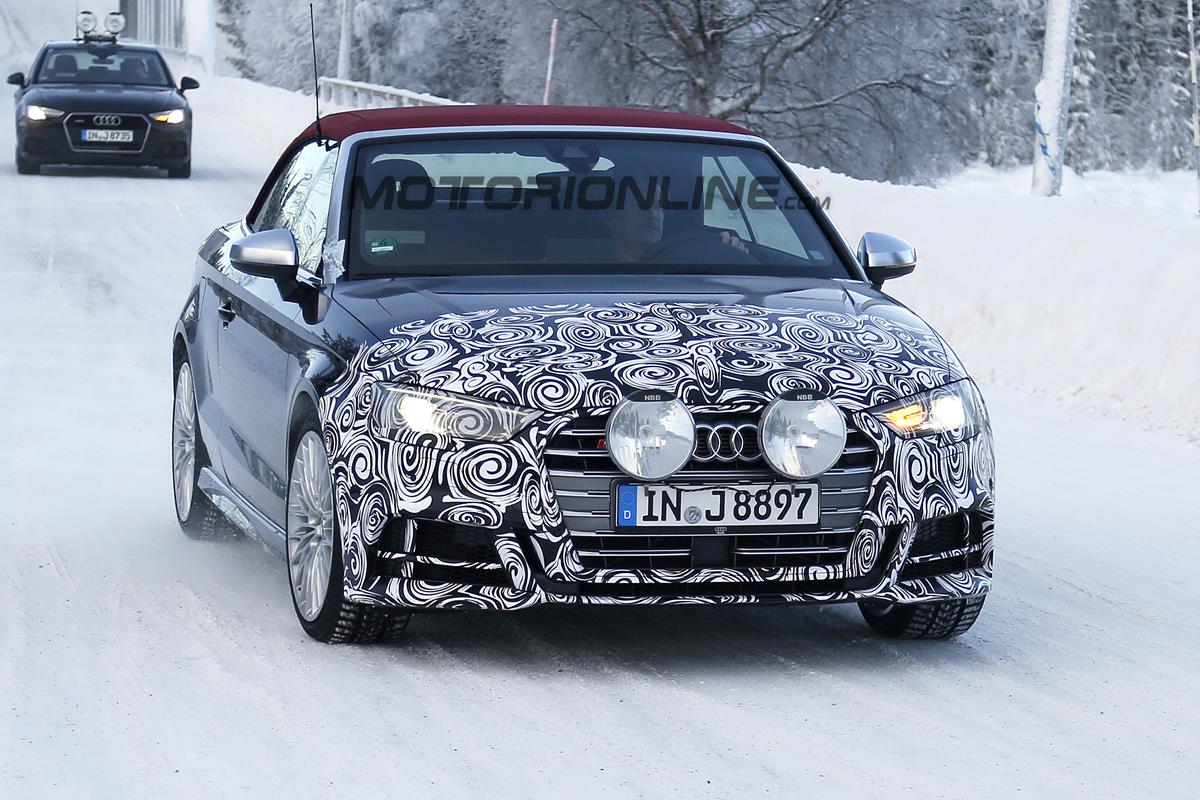 Audi S3 Cabrio MY 2017 - Foto spia 19-02-2016