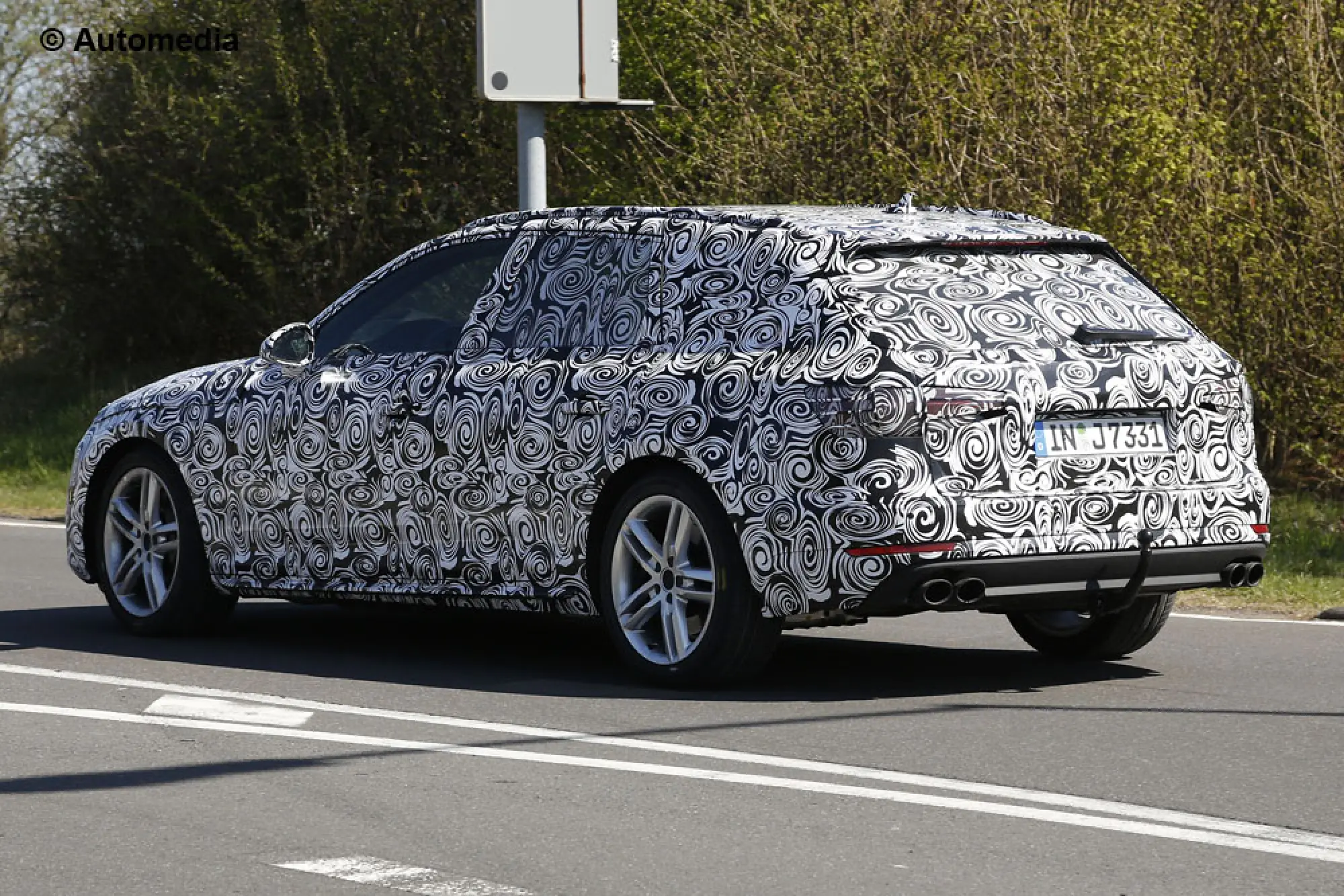 Audi S4 Sedan e S4 Avant 2017 - Foto spia 22-04-2015 - 7