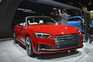 Audi S5 Cabriolet Salone di Detroit 2017