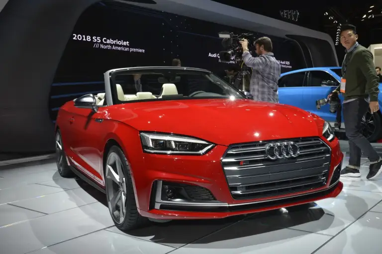 Audi S5 Cabriolet Salone di Detroit 2017 - 3