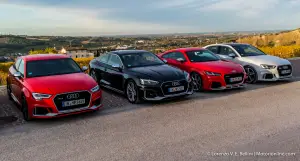Audi Sport RS3, RS5, TT RS - Anteprima Test Drive - 12
