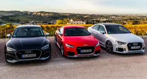 Audi Sport RS3, RS5, TT RS - Anteprima Test Drive - 13