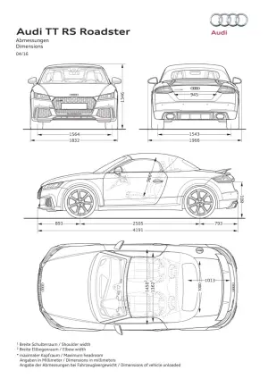 Audi TT RS Coupe e Audi TT RS Roadster