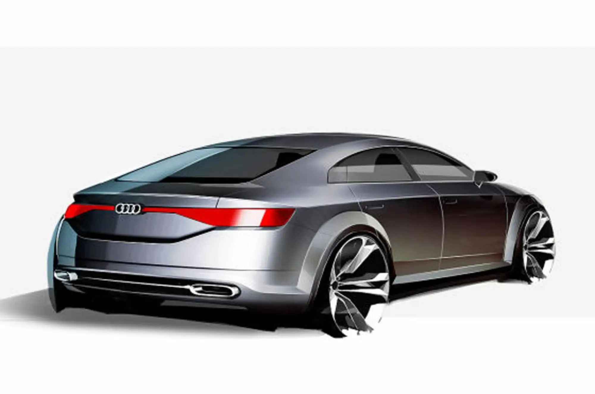 Audi TT Sportback Concept - Sketch - 3