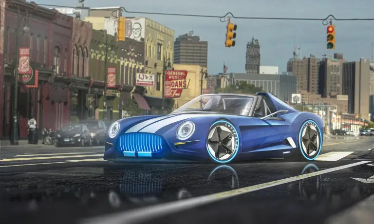 Auto classiche in era elettrica - Rendering - 6