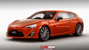 Auto sportive trasformate in Shooting Brake - Rendering X-Tomi Design