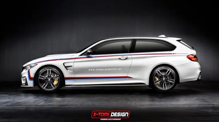Auto sportive trasformate in Shooting Brake - Rendering X-Tomi Design - 3