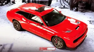 Auto sportive trasformate in Shooting Brake - Rendering X-Tomi Design