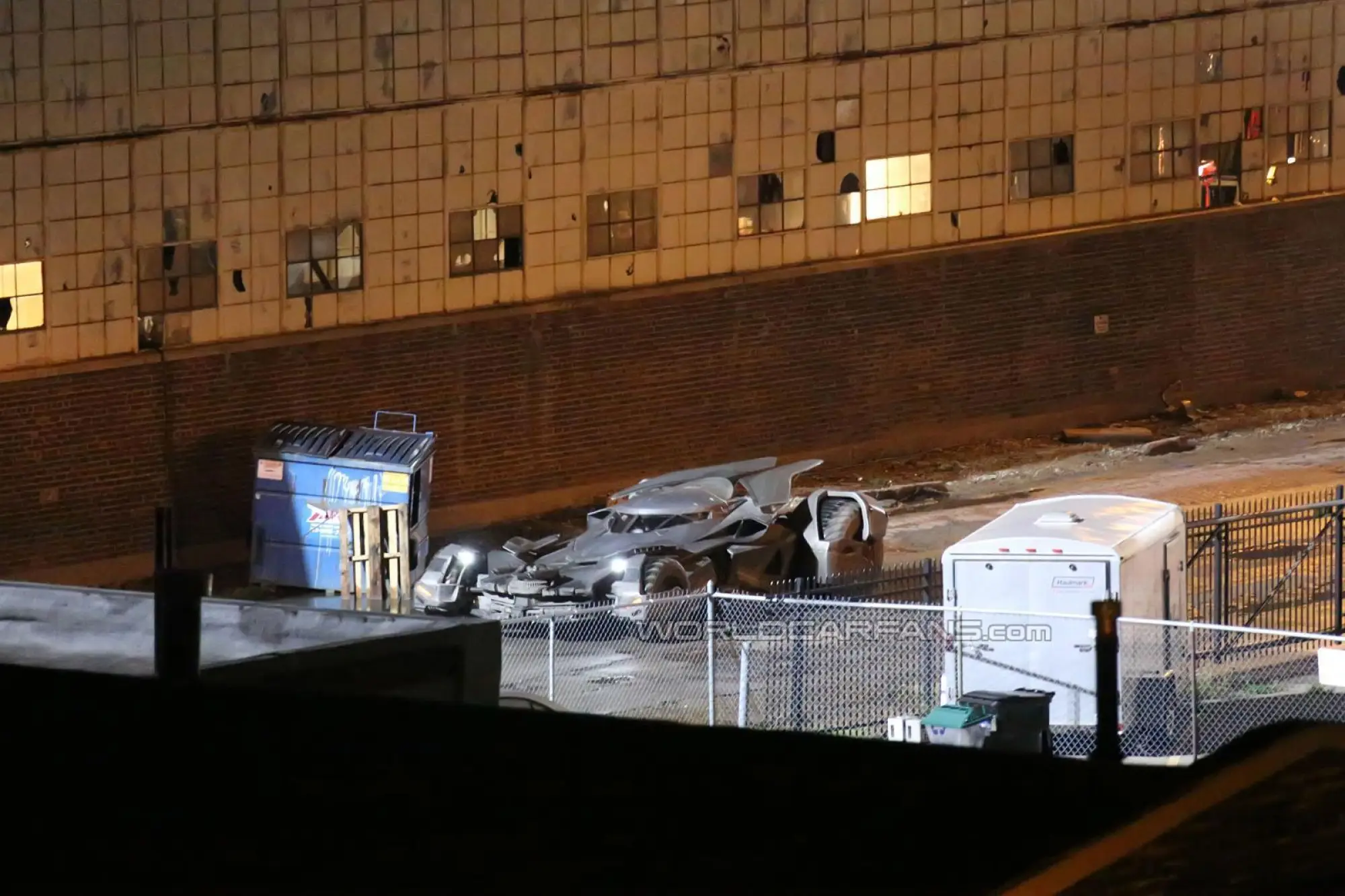 Batmobile - Riprese del Film Batman vs Superman: Dawn of Justice - 13