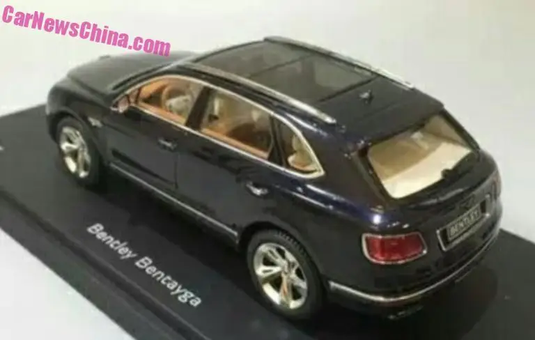 Bentley Bentayga - Presunto modellino ufficiale - 4