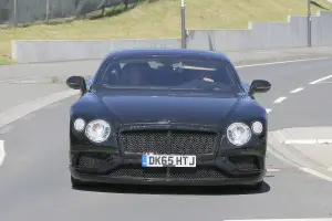 Bentley Continental GT coupè foto spia 23 giugno 2016 Nurburgring