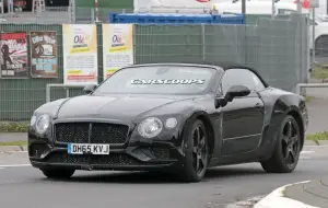 Bentley Continental GT e GTC foto spia 27 ottobre 2016 - 7