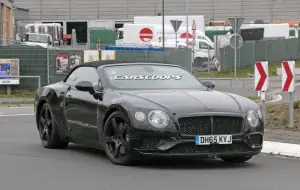 Bentley Continental GT e GTC foto spia 27 ottobre 2016