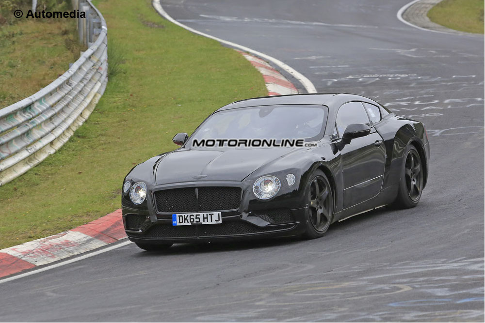 Bentley Continental GT e GTC MY 2018 foto spia 7 novembre 2016