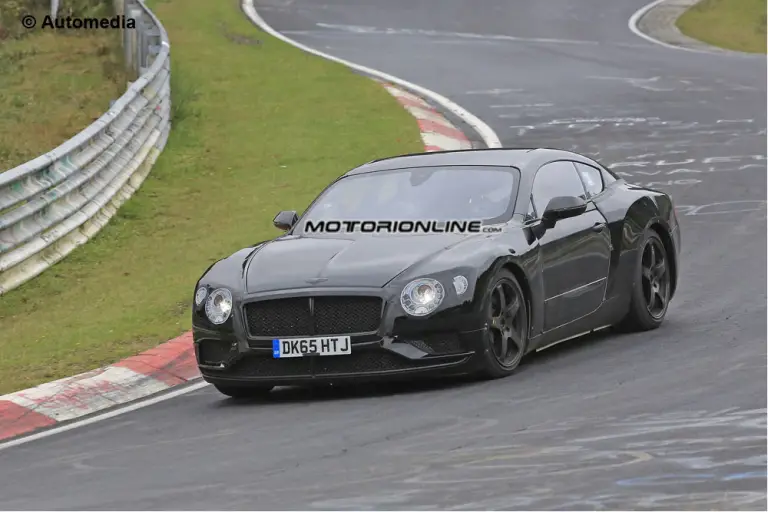 Bentley Continental GT e GTC MY 2018 foto spia 7 novembre 2016 - 1