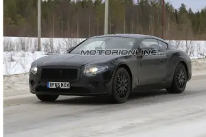 Bentley Continental GT MY 2018 foto spia 14 febbraio 2017