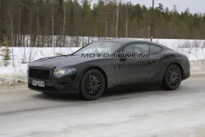 Bentley Continental GT MY 2018 foto spia 14 febbraio 2017