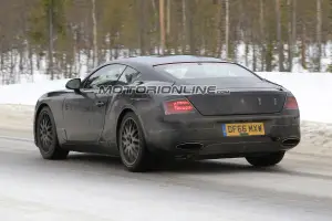 Bentley Continental GT MY 2018 foto spia 14 febbraio 2017