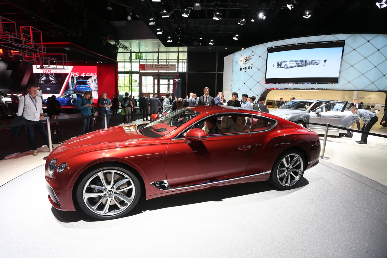 Bentley Continental GT - Salone di Francoforte 2017
