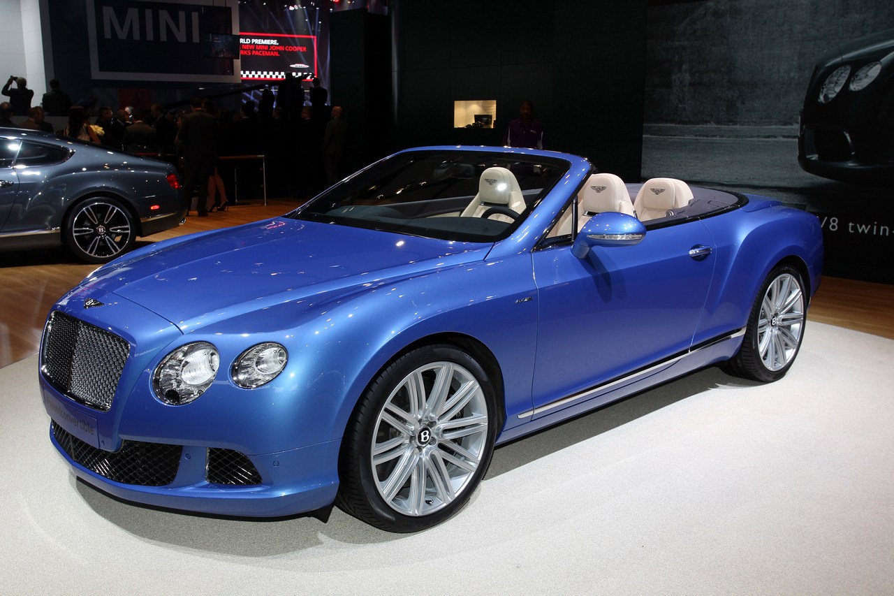 Bentley Continental GT Speed Convertible - Salone di Detroit 2013