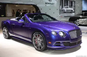 Bentley Continental GT Speed Convertible - Salone di Detroit 2015