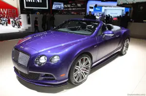 Bentley Continental GT Speed Convertible - Salone di Detroit 2015