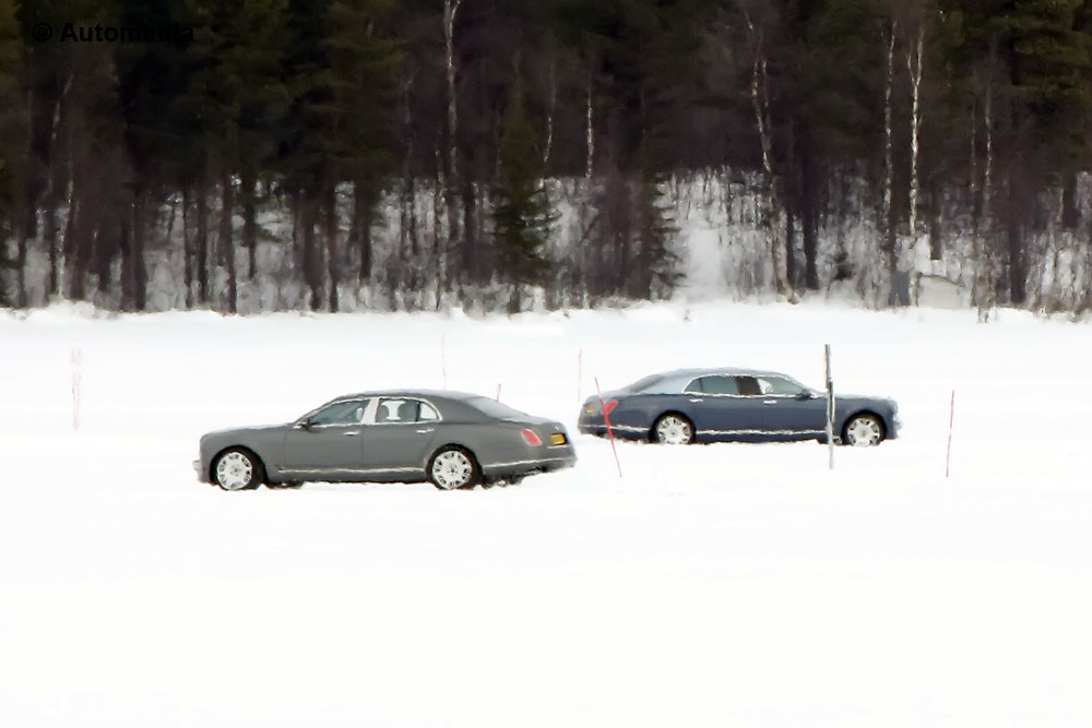 Bentley Mulsanne LWB - Foto spia 24-03-2015