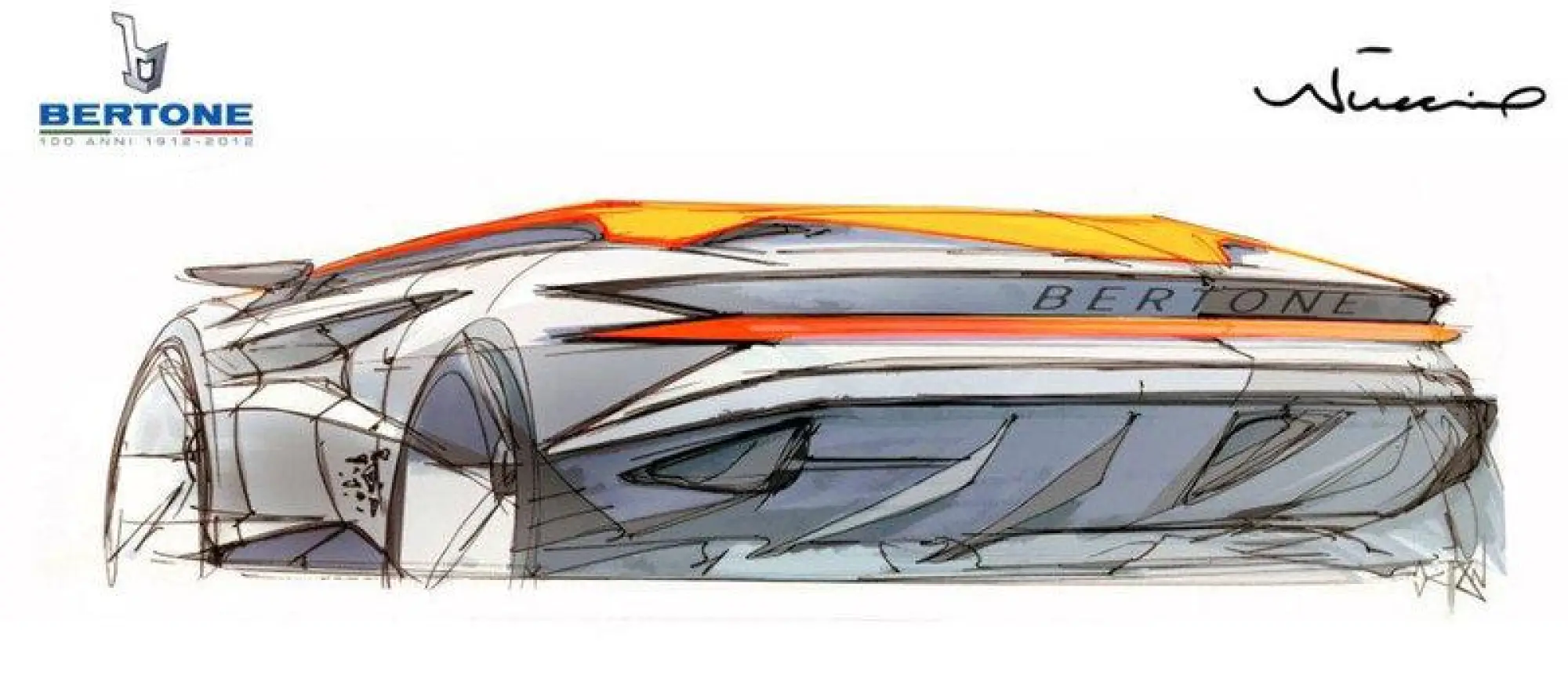 Bertone Nuccio Concept bozzetti - 2