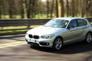 BMW 116d prova su strada 2017