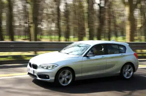 BMW 116d prova su strada 2017