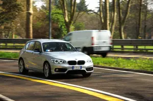 BMW 116d prova su strada 2017