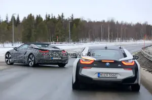 BMW i8 Spyder foto spia 16 marzo 2017