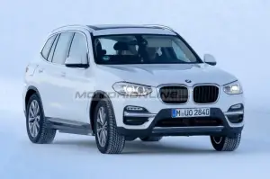 BMW iX3 foto spia 9 febbraio 2018