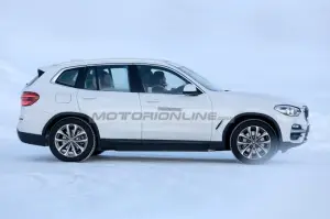 BMW iX3 foto spia 9 febbraio 2018