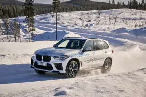 BMW iX5 Hydrogen test invernali - Foto