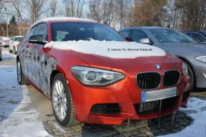 BMW M135i foto spia febbraio 2012